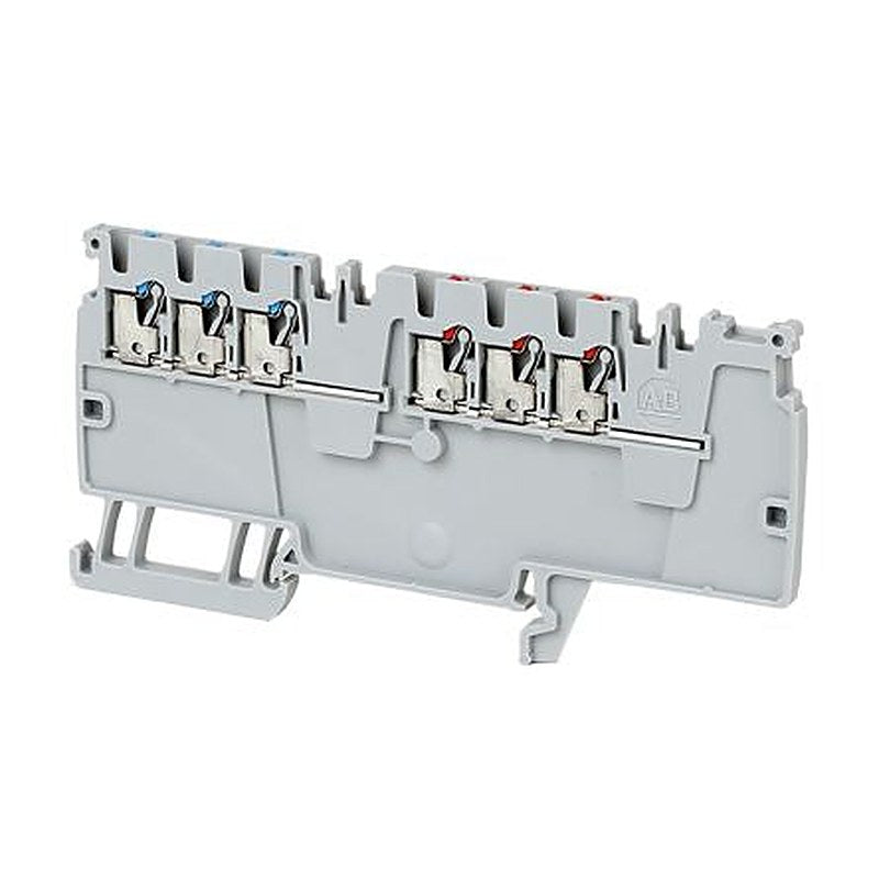 Allen Bradley 1492-P6PD2E-3B3RE 1492-P Series Feed Through Terminal Block Red, 1.5mm²