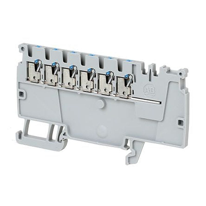 Allen Bradley 1492-P6PD2E-6B 1492-P Series Feed Through Terminal Block Grey, 1.5mm²