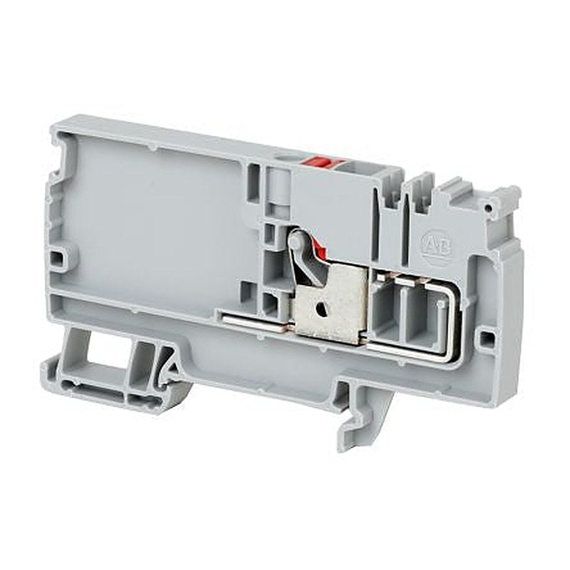 Allen Bradley 1492-P6PD2S-1RE 1492-P Series Feed Through Terminal Block Red, 6mm², Push-in
