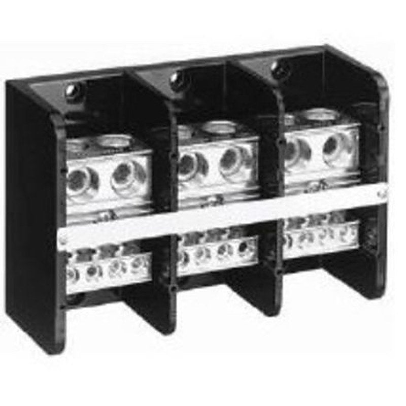 Allen Bradley Distribution Block, 3 Way, 600V, 760A, Black