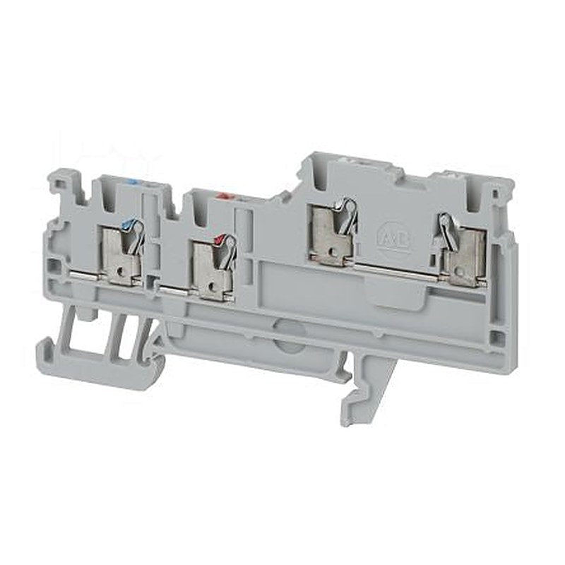 Allen Bradley 1492-PS2-3 1492-P Series DIN Rail Terminal Block Grey, 1.5mm², Push-in
