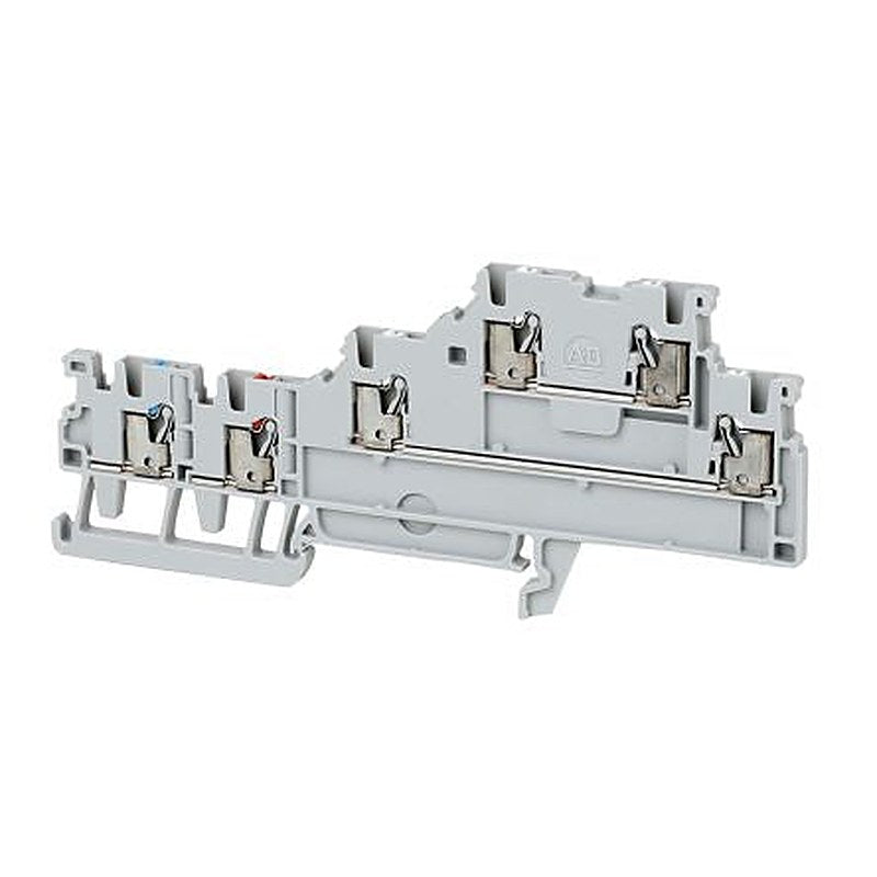 Allen Bradley 1492-PS2-4 1492-P Series DIN Rail Terminal Block Grey, 1.5mm², Push-in