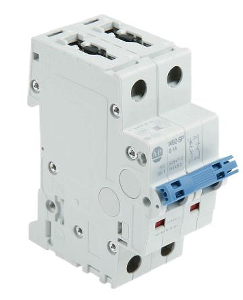Allen Bradley 1492-SP 1492-SP Miniature Circuit Breaker, 1-Pole, 1A, Type B, 240V ac AC, 62.5 V dc DC, 15 kA Breaking