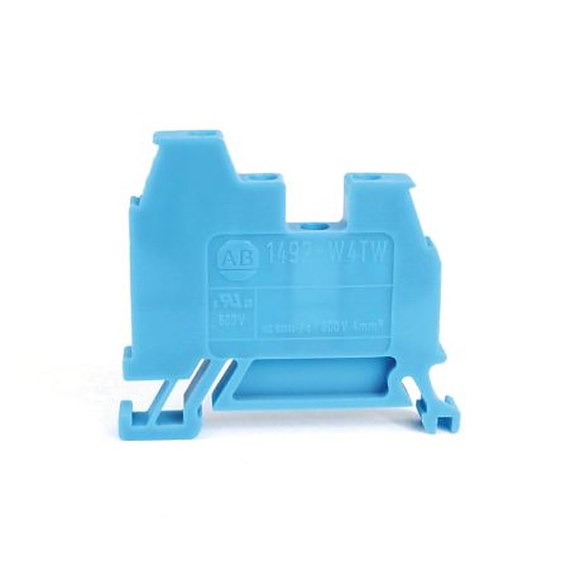 Allen Bradley 1492-W4-Y 1492-W Series Feed Through Terminal Block Yellow, 4mm², Screw