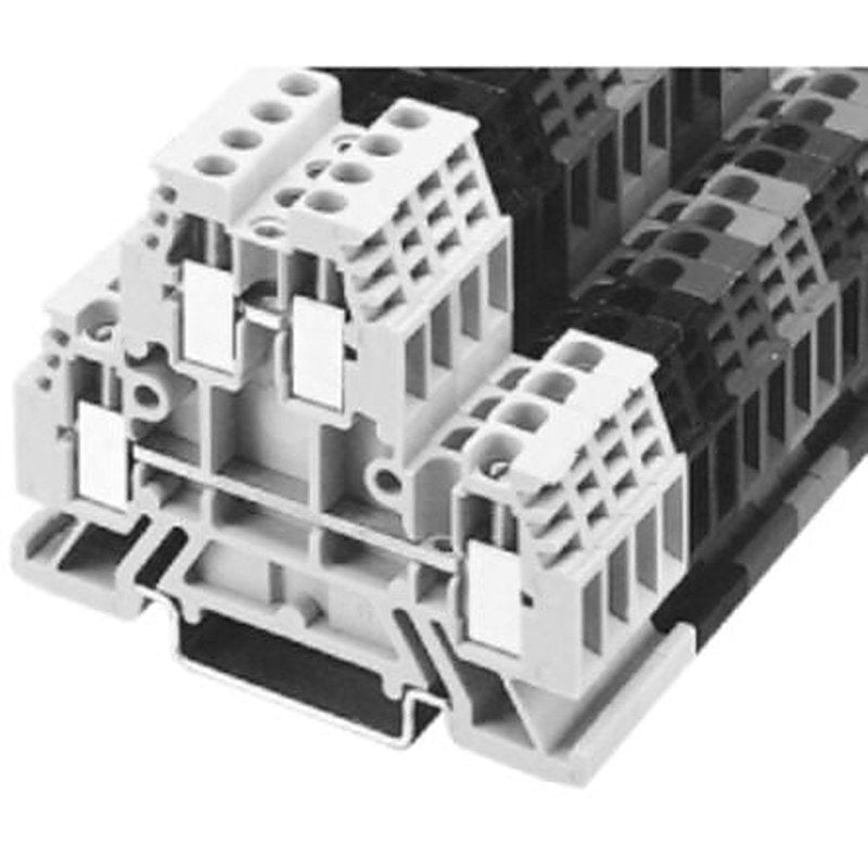 Allen Bradley 1492-WD4 1492-W Series Feed Through Terminal Block Grey, 4mm², Screw