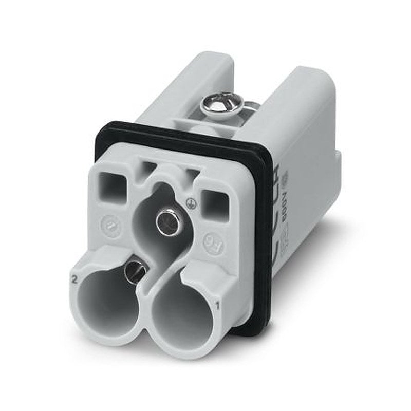 Phoenix Contact Heavy Duty Power Connector Insert, 40A, HC-Q Series Male, 2 Contacts