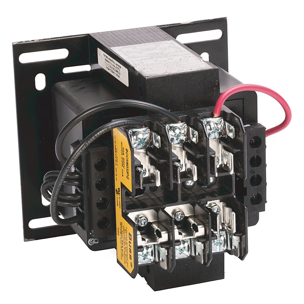 1497 - CCT Standard Transformer, 200VA, 240/480V 60Hz / 220/440V 50Hz Primary, 24V 50/60Hz Secondary, 0 Pri - 0 Sec Fuse Blocks, No Cover/ No Sec. Fuse