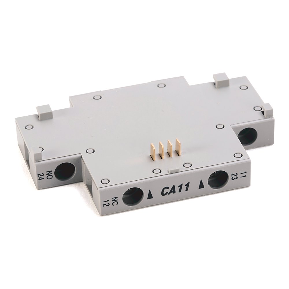 Auxiliary Contact Block for Side Mounting with Sequence Terminal Designations, 1 N.O. 1 N.C.