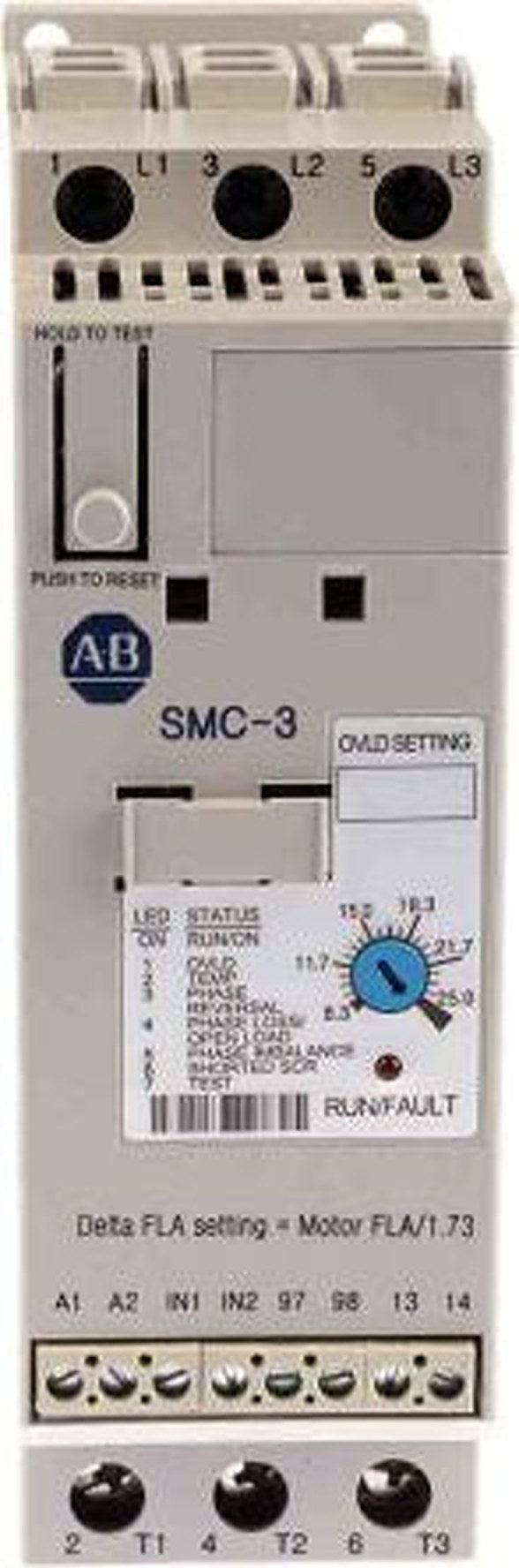 Allen Bradley SMC-3 Soft Starter 460V ac, 11 kW, 3 Phase, IP2X