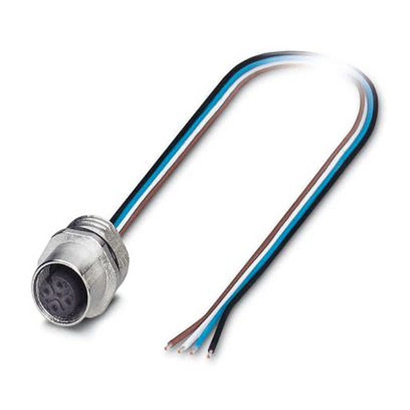 Phoenix Contact Circular Connector, 4 Contacts, Plug-in, M12 Connector, Socket, Female, IP65, IP67, SACC Series