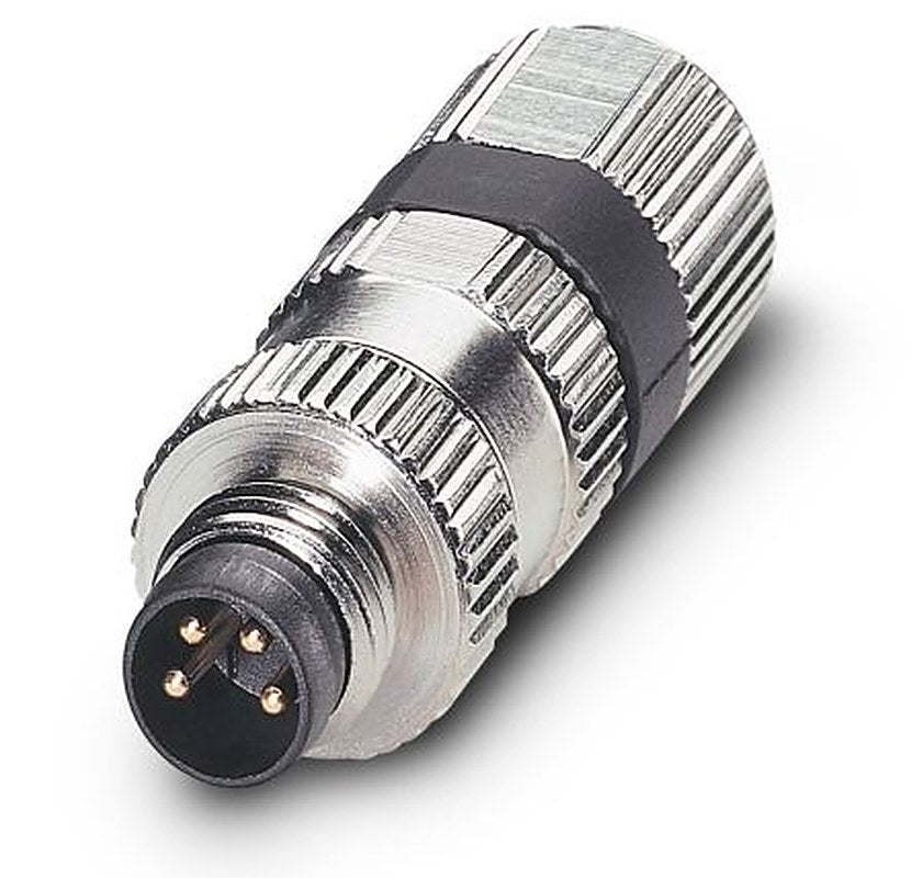 Phoenix Contact Circular Connector, 4 Contacts, Cable, M8 Connector, Plug, Male, IP68, SACC Series