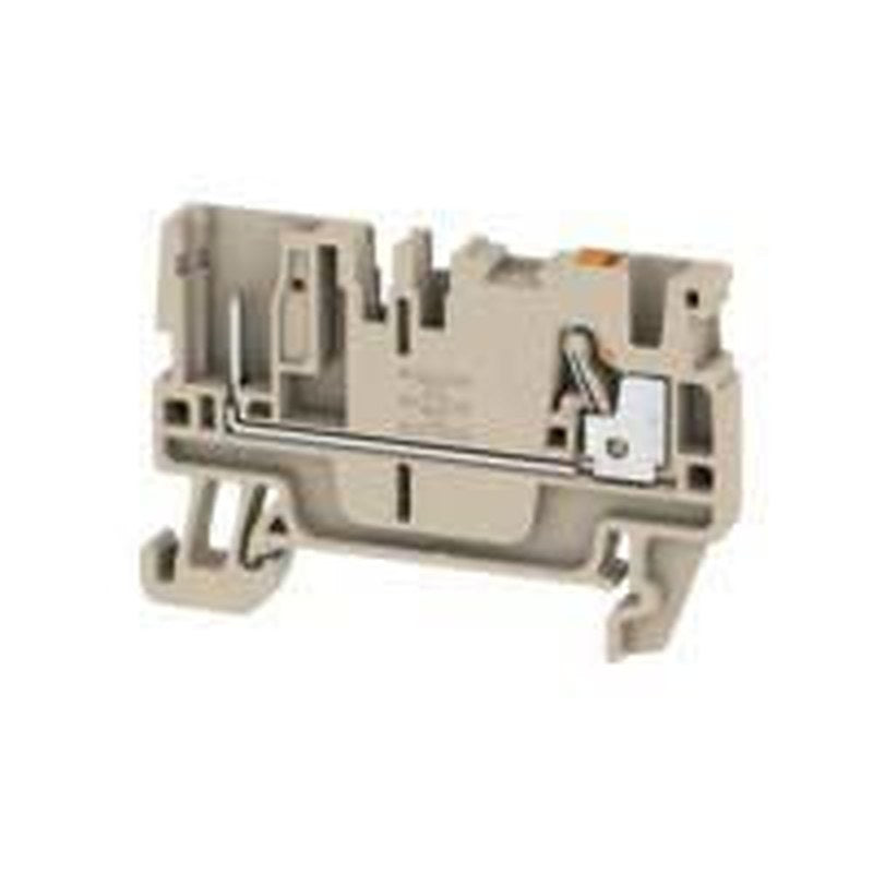 Weidmüller 1513970000 DIN Rail Terminal Block Beige, 2.5mm², 1-Level, Push-in
