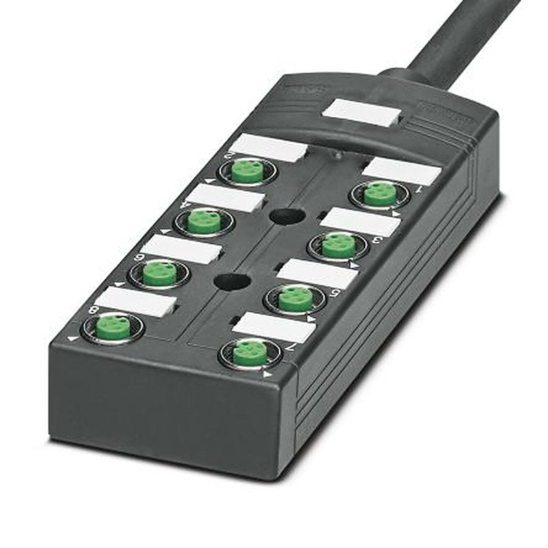Phoenix Contact SACB Series Distribution Unit, 8 Port, M12, 10 m