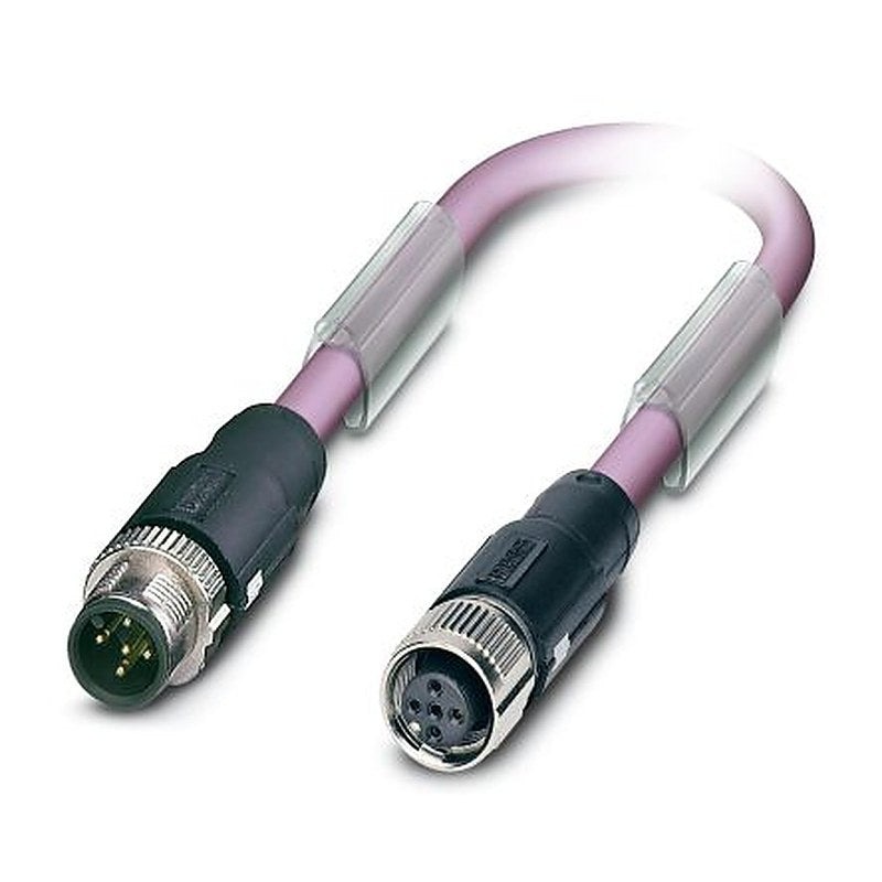 Phoenix Contact Male 5 way M12 to Female 5 way M8 Bus Cable, 300 mm
