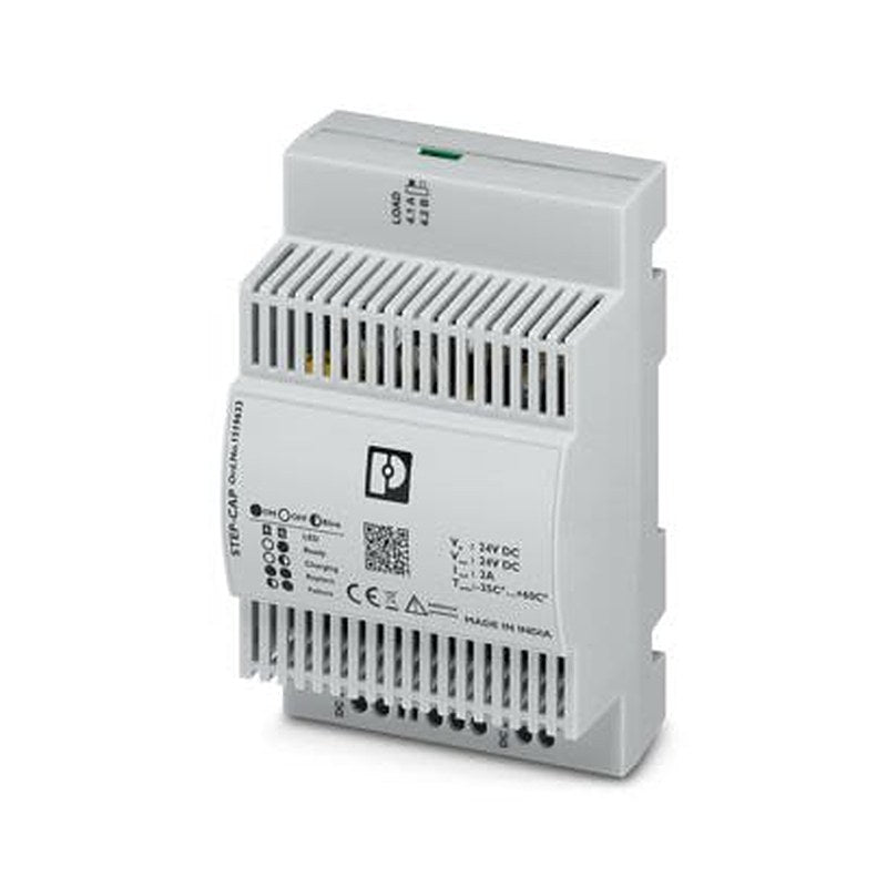 Phoenix Contact 24V Input DIN Rail Uninterruptible power supply, STEP-CAP/24VDC/2/0.4KJ 50 W STEP