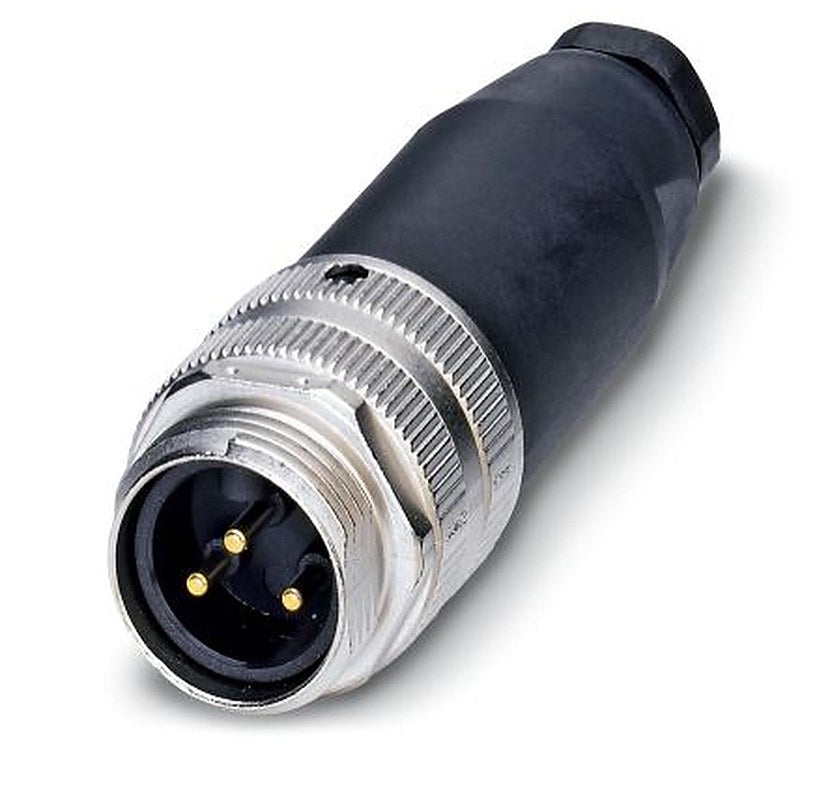 Phoenix Contact Circular Connector, 3 Contacts, Plug, Male, IP67