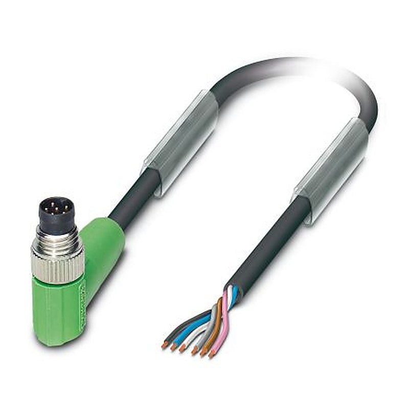Phoenix Contact Male 6 way M8 to 6 way Unterminated Sensor Actuator Cable, 1.5 m