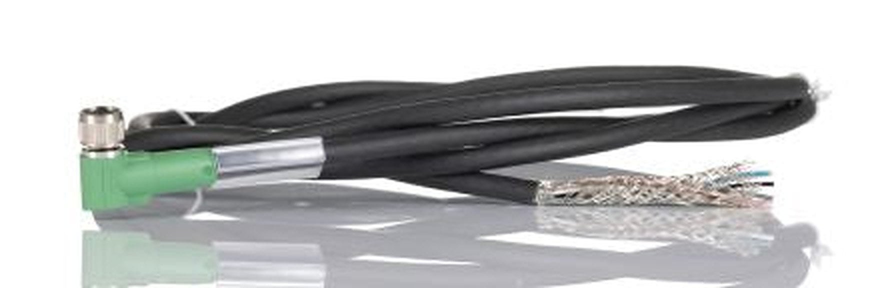 Phoenix Contact Male 6 way Right Angle to 6 way Unterminated Sensor Actuator Cable, 1.5 m