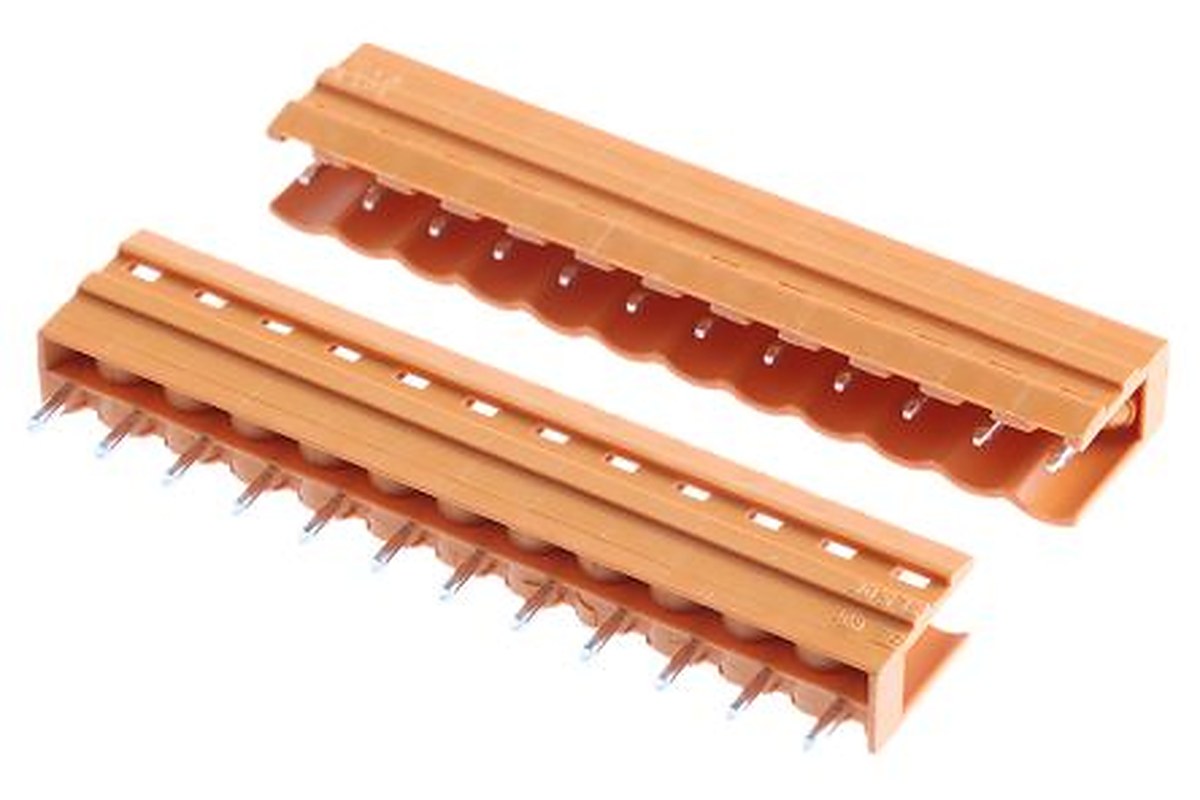 Weidmüller OMNIMATE SL Series Pluggable Terminal Block, 12-Contact, 5.08 mm Pitch, 1 Row, 1522860000