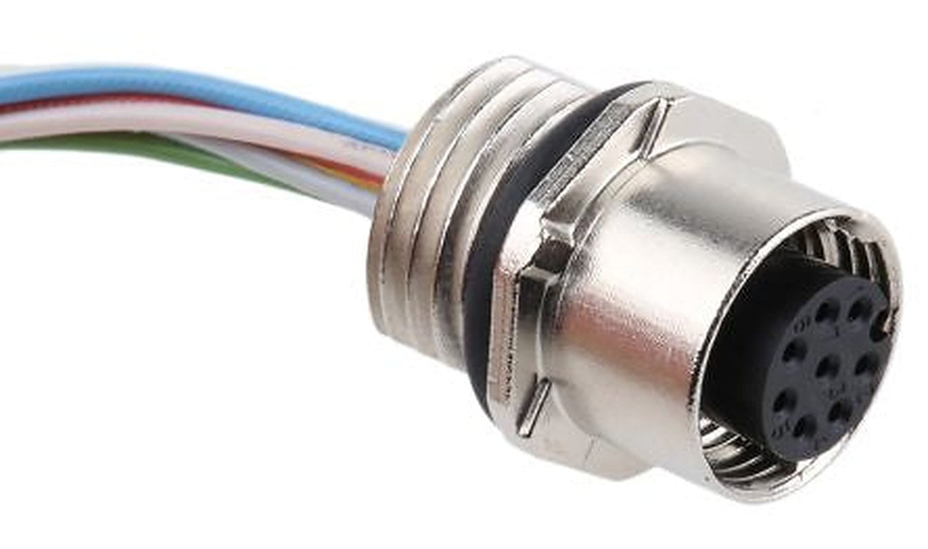 Phoenix Contact Female 8 way M12 to 8 way Unterminated Sensor Actuator Cable, 500 mm