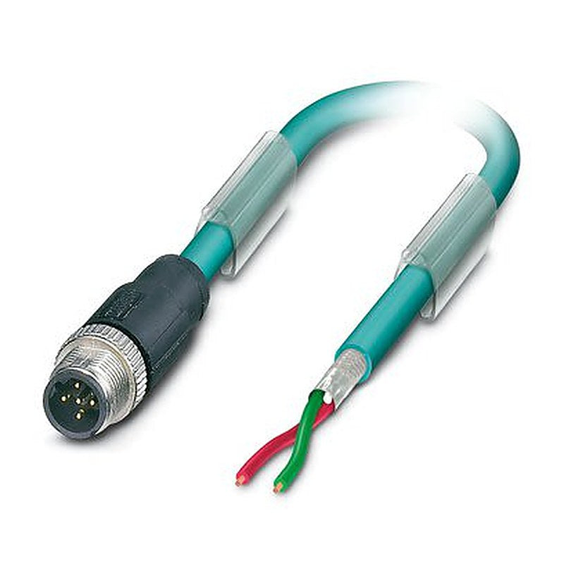 Phoenix Contact Bus Bus Cable, 2 Cores, 0.25mm² 24 AWG, Screened, 5 m, Blue Polyurethane Sheath
