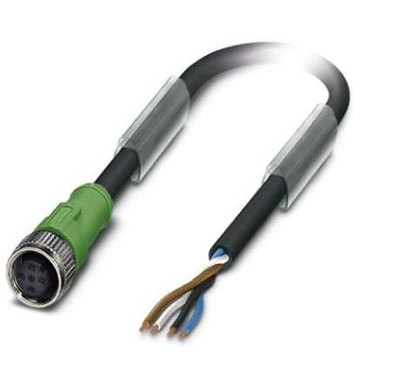 Phoenix Contact Female 4 way M12, Straight to Free Cable End Sensor Actuator Cable, 30 m