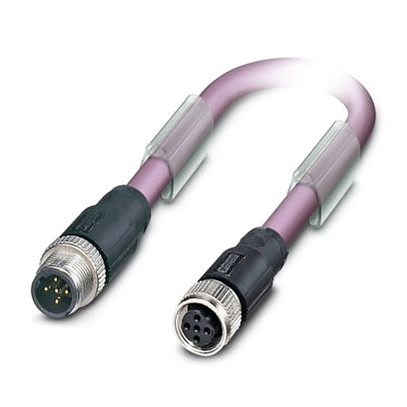Phoenix Contact Male 2 way Straight to Female 2 way Straight Sensor Actuator Cable, 4 m