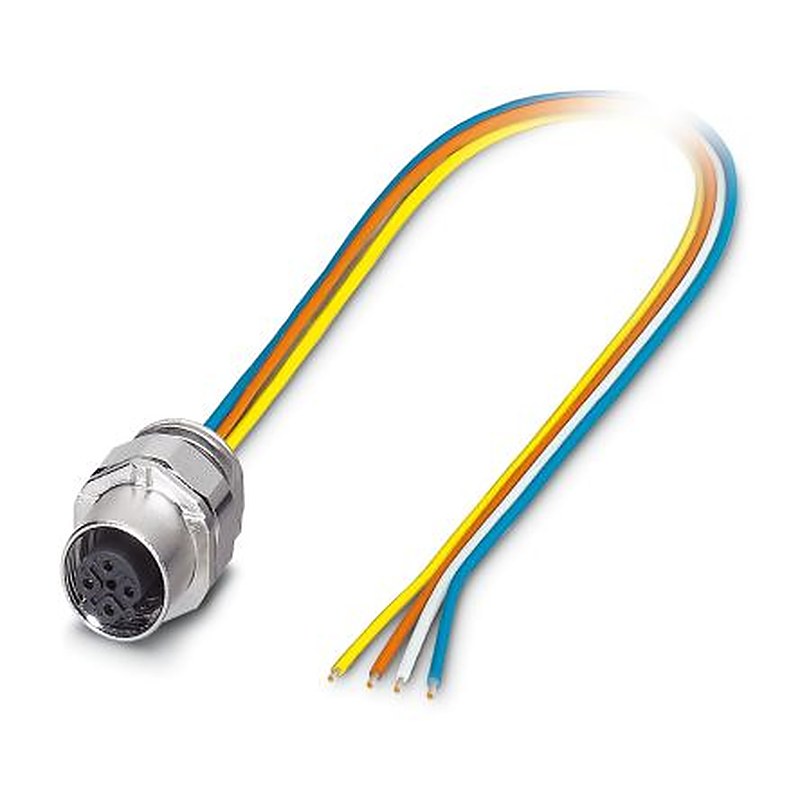 Phoenix Contact Ethernet Cable, SACC-EC-FSD-4CON-M16/0.5 SCO Series