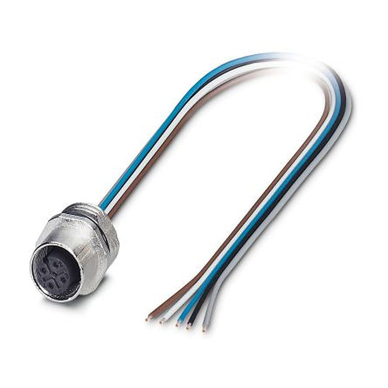 Phoenix Contact Circular Connector, 5 Contacts, Front, M12 Connector, Socket, Female, IP67, SACC Series