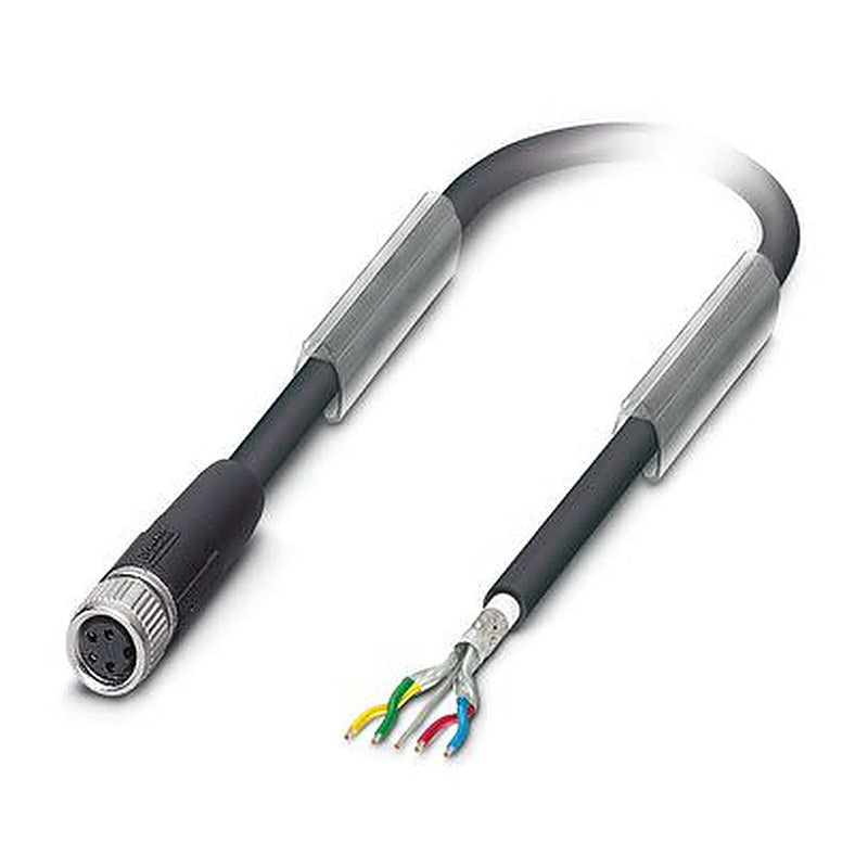 Phoenix Contact Bus Bus Cable, 4 Cores, 0.38mm² 26 AWG, Screened, 5 m, Black Polyurethane Sheath