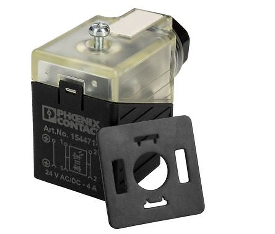 Phoenix Contact SACC Series DIN 43650 Solenoid Connector, 1544714