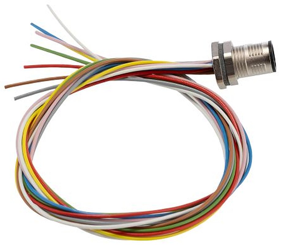 Phoenix Contact Circular Connector, 8 Contacts, Panel Mount, M12 Connector, Plug, Male, IP65, IP67, SACC Series