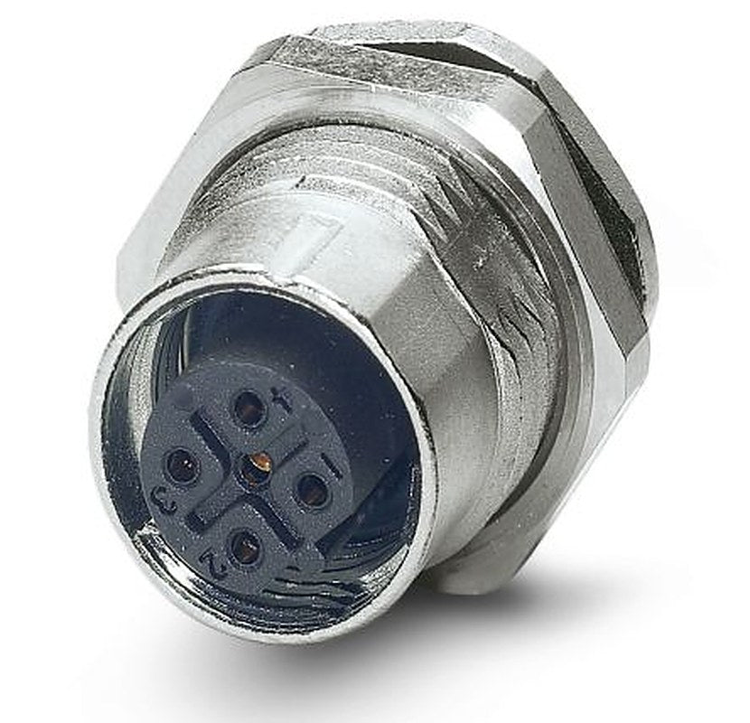 Phoenix Contact Circular Connector, 5 Contacts, Rear, M12 Connector, Socket, Female, IP67, SACC Series