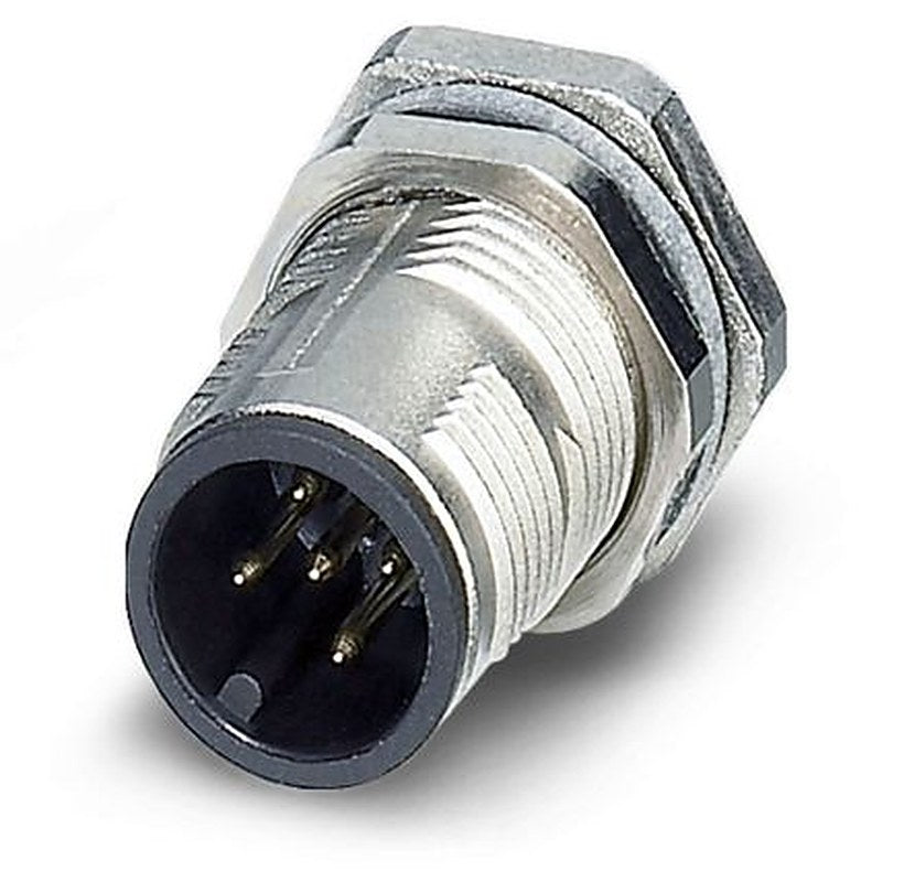 Phoenix Contact Circular Connector, 5 Contacts, Rear, M12 Connector, Plug, Male, IP65, IP67
