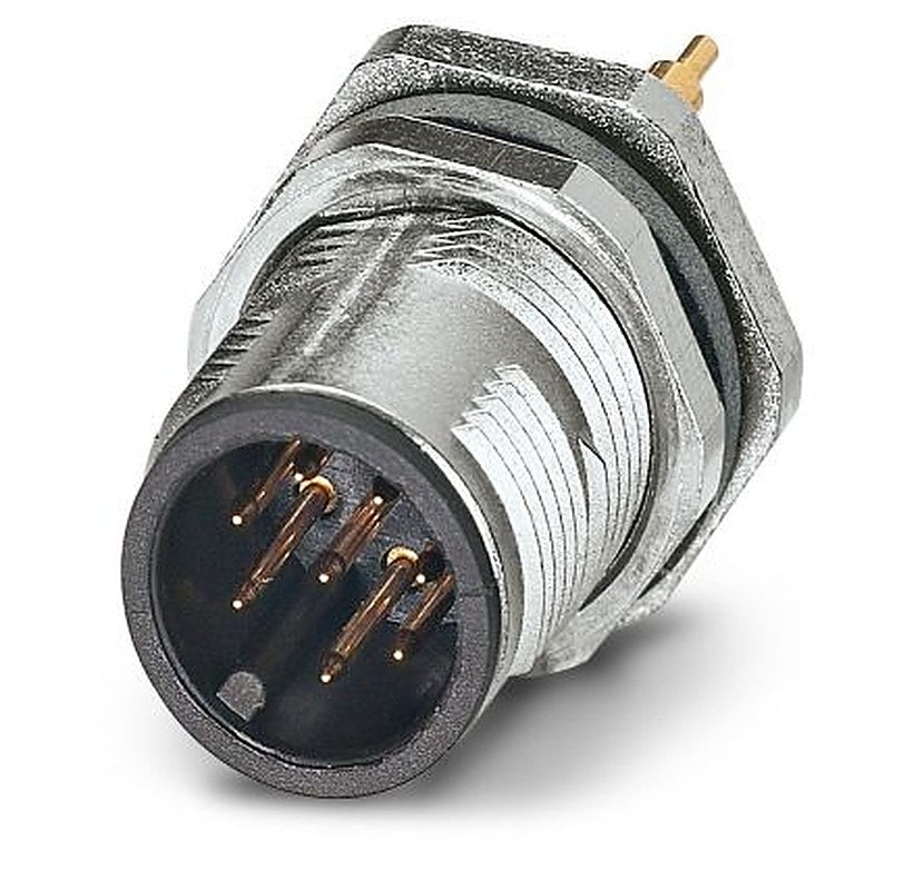 Phoenix Contact Circular Connector, 8 Contacts, Rear, M12 Connector, Plug, Male, IP65, IP67
