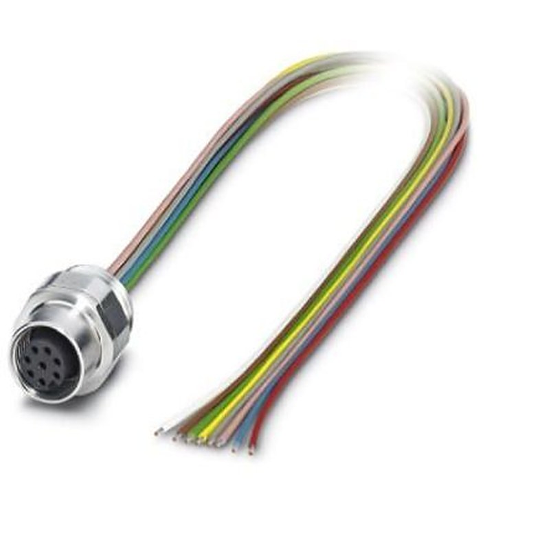 Phoenix Contact Female 5 way M12, Straight to Sensor Actuator Cable, 500 mm