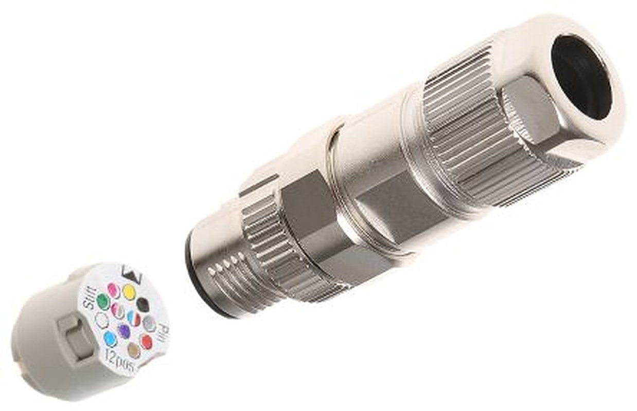 Phoenix Contact Circular Connector, 12 Contacts, Cable, M12 Connector, Plug, Male, IP67, SACC Series