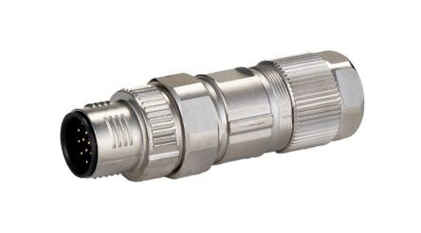 Phoenix Contact Circular Connector, 17 Contacts, Cable, M12 Connector, Plug, Male, IP67, SACC Series
