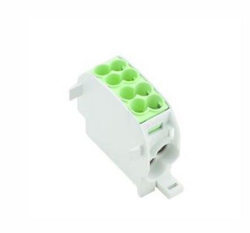 Weidmüller Distribution Block, 2 Way, 1kV ac/dc, 152A, Green