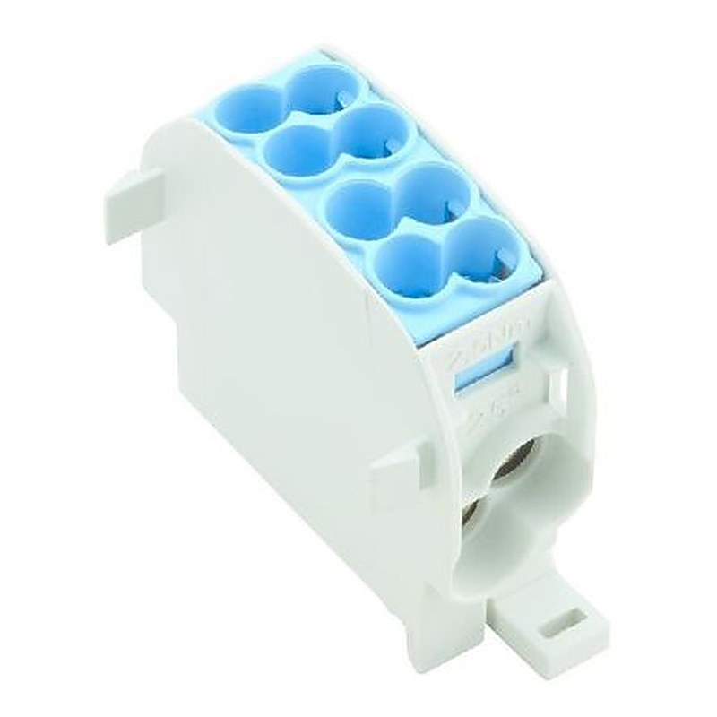 Weidmüller Distribution Block, 2 Way, 1kV ac/dc, 152A, Blue