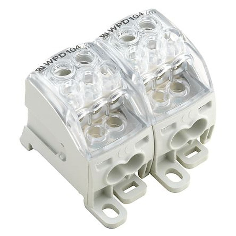 Weidmüller 1562150000 WPD Series Distribution Unit Light Grey, 1-Level, Screw, IECEx/ATEX
