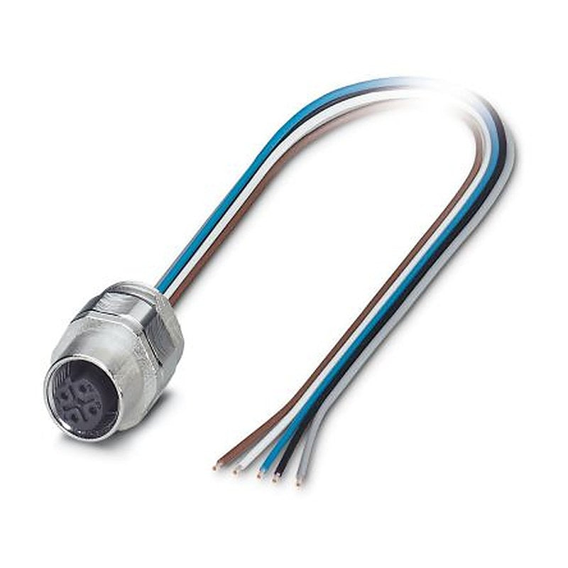 Phoenix Contact Female 5 way M12 to Sensor Actuator Cable, 4 m