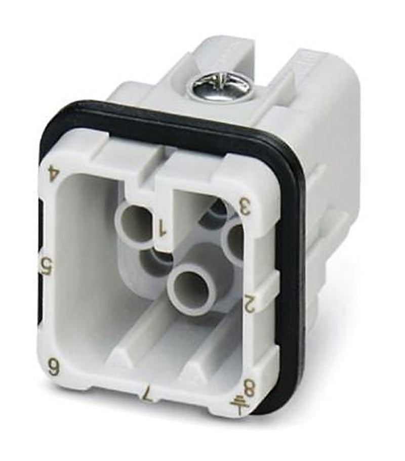 Phoenix Contact HC-D8-I-CT-M Series Heavy Duty Power Connector Insert, 7-Contact, 3 Row, 1584350
