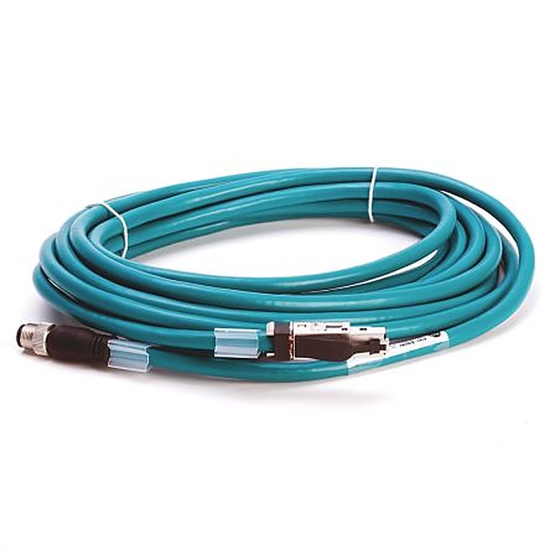 Allen Bradley 1585D, 5 m Cat5e Ethernet Cable, Green Polyvinyl Chloride Sheath, Foil