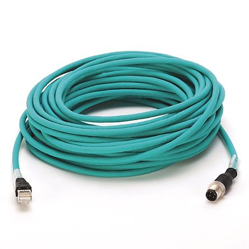 Allen Bradley 1585D, 15 m Cat5e Ethernet Cable, Green Thermoplastic Elastomer Sheath, Unshielded