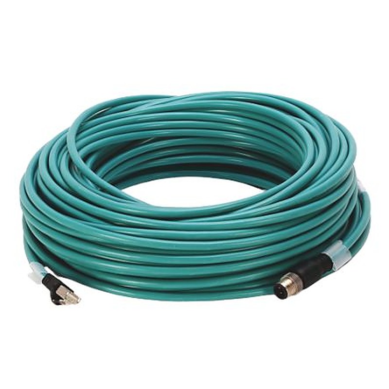 Allen Bradley 1585D, 30 m Cat5e Ethernet Cable, Green Polyvinyl Chloride Sheath, Braid, Foil