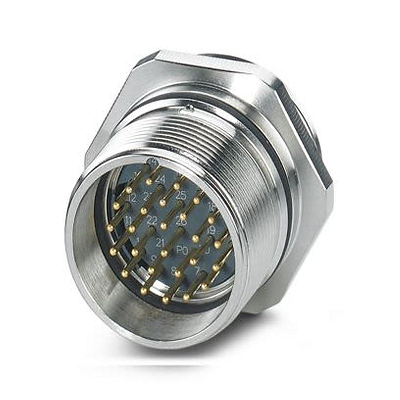 Phoenix Contact Circular Connector, 28 Contacts, Front, M27 Connector, Plug, Male, IP67, HC Series