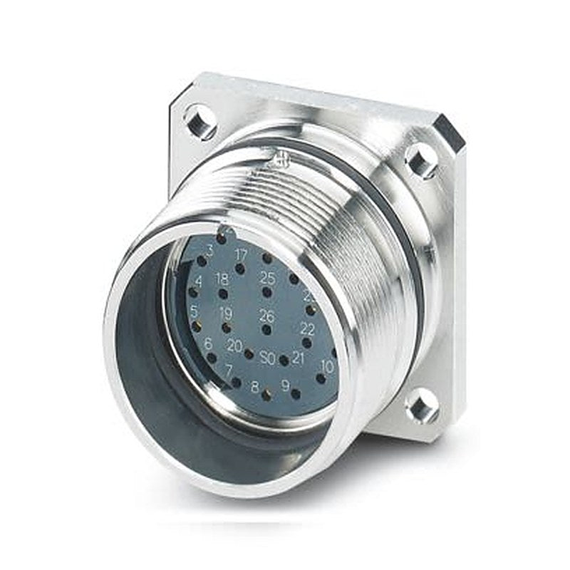 Phoenix Contact Circular Connector, 28 Contacts, Front, M27 Connector, Socket, Female, IP67, HC Series