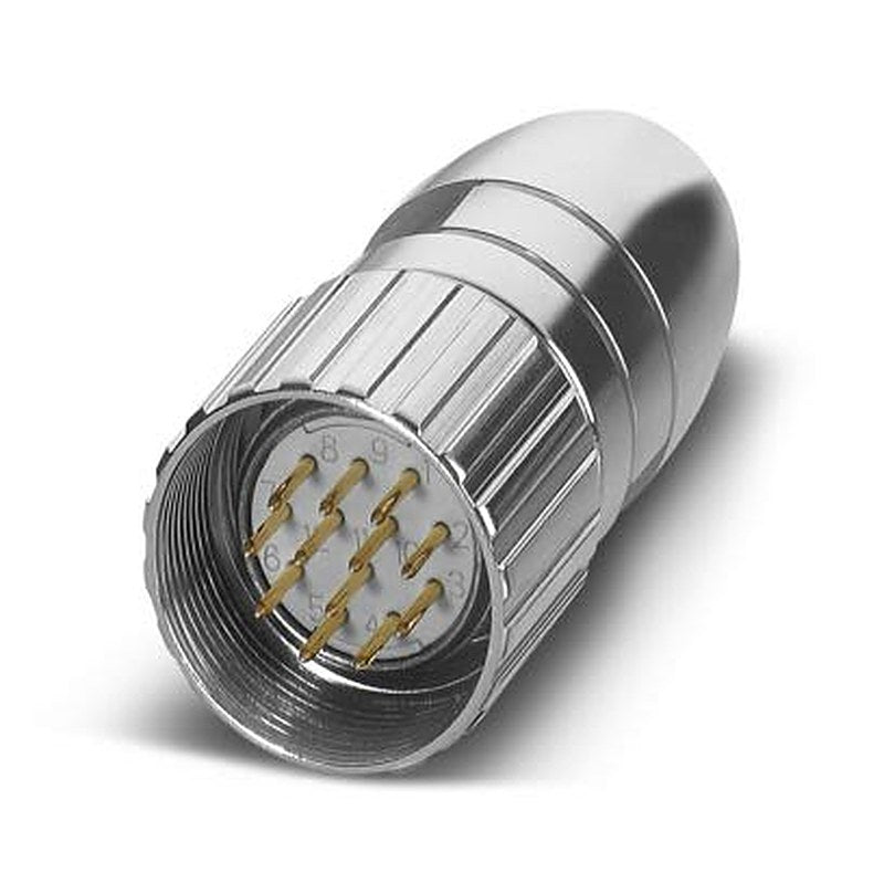 Phoenix Contact Connector, 6 Contacts, Cable, M23 Connector, Plug, Male, IP65, IP67, RC Series