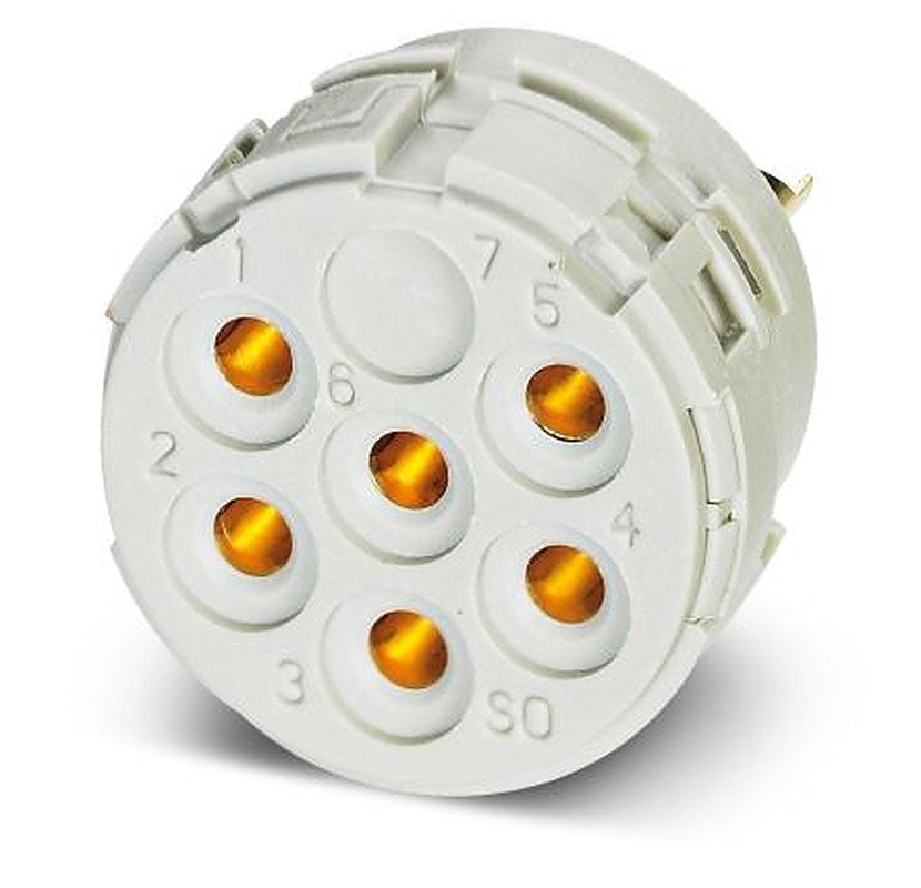 Phoenix Contact Female Connector Insert size M23 6 Way for use with Circular Connector
